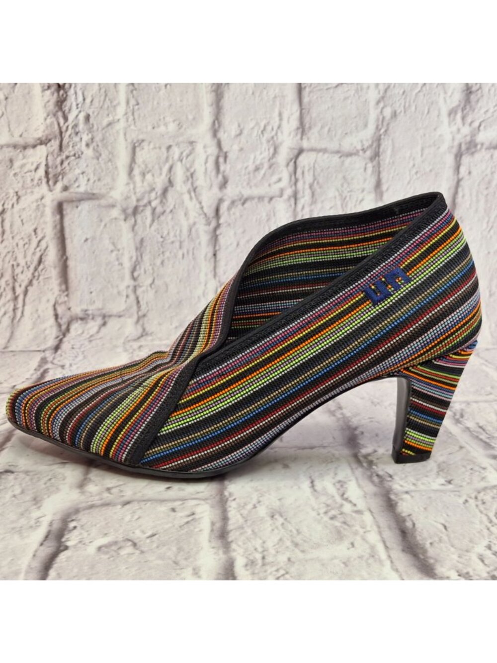 United Nude Hi Fold Electric Rainbow Heels EU 39 Lite Mid Heel